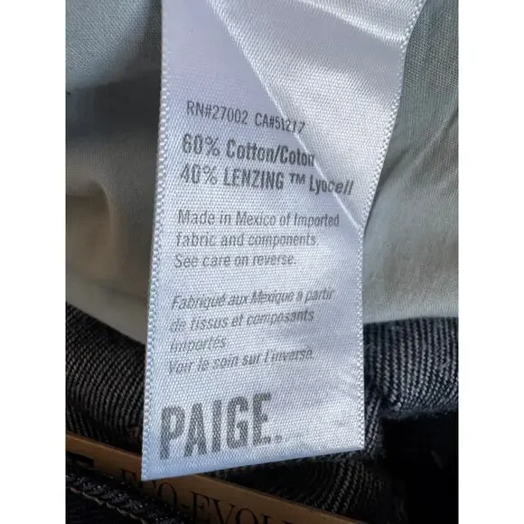 New PAIGE Women's Charmaine Sonja with Jolene Pockets Jeans Size 33 - Picture 8 of 10